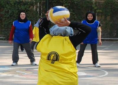 رقابت بانوان خوزستانی در مسابقات داژبال کارگری کشور