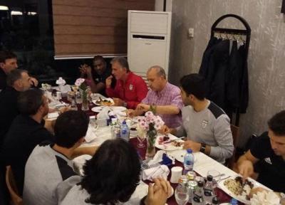 رئیس فدراسیون فوتبال در اردوی تیم ملی حضور یافت