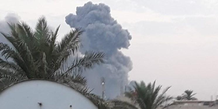 عکس و فیلم، انفجار شدید در جنوب بغداد
