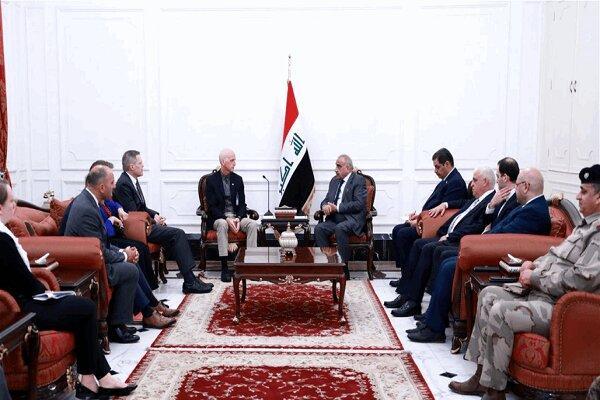 دیدار نخست وزیر عراق با هیأت آمریکایی، پیغام عبدالمهدی به واشنگتن