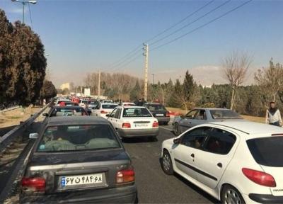 ترافیک نیمه سنگین در ورودی پایتخت، تردد روان در مناطق زلزله زده