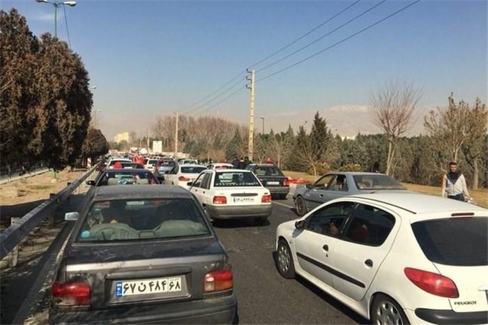 ترافیک نیمه سنگین در ورودی پایتخت، تردد روان در مناطق زلزله زده