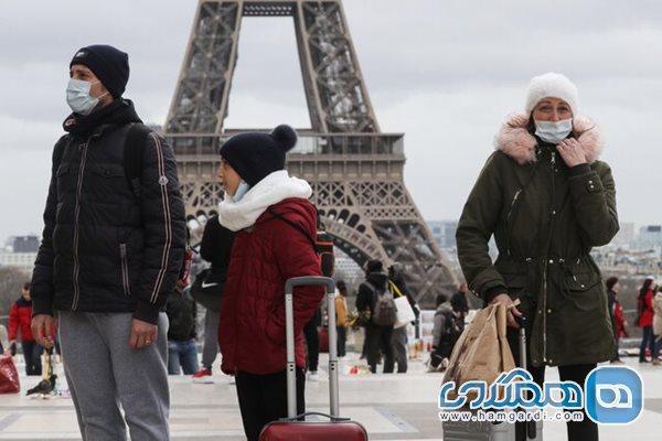ویروس کرونا گردشگران پاریس را کم کرد