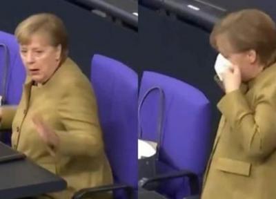 (ویدئو) ماسک آنگلا مرکل خبرساز شد!