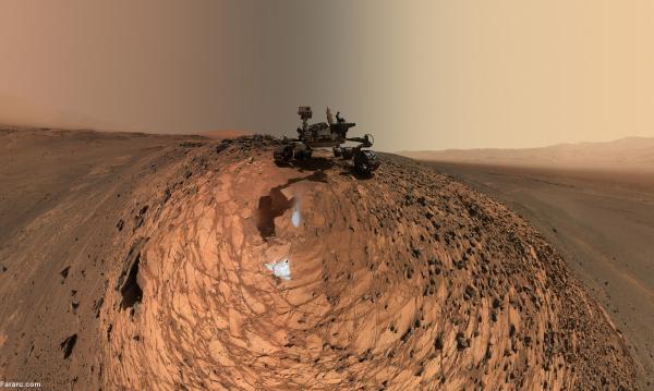 عکس پانوراما از مریخ