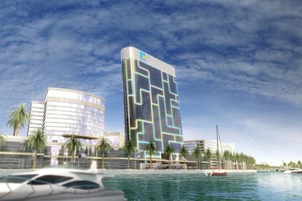 مرتفع ترین هتل دبی با نمایی به شکل آیپاد