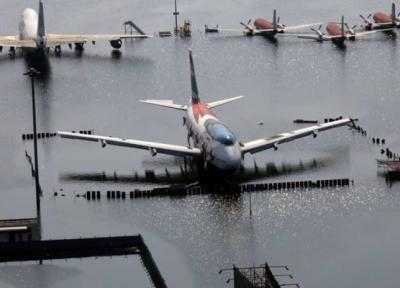 خطرات ناشی از تغییرات اقلیمی، فرودگاه های آمریکا را تهدید می نمایند