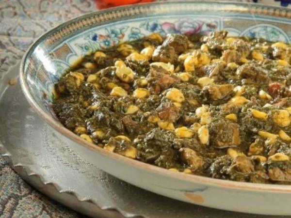 طرز تهیه خورش ساک گرگانی ، خورش مقوی برای درمان کم خونی